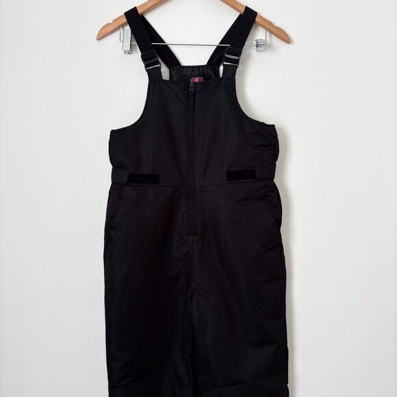 Swiss Tech Kids Snow Ski Suit Bib Overalls Pants Black Large (10-12) - Picture 2 of 8